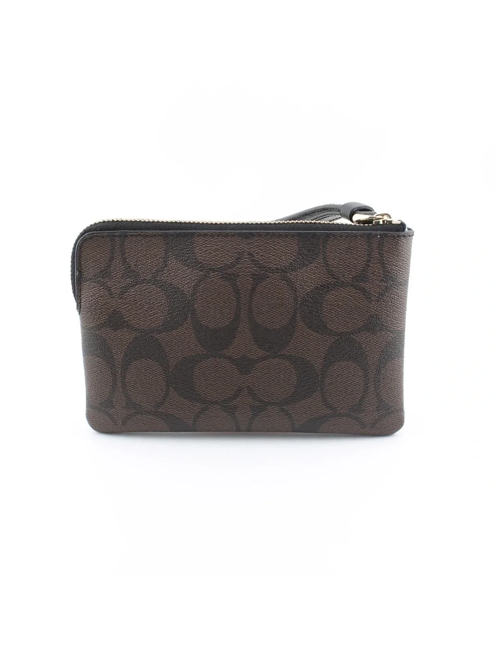 Coach Signature Bonnie Cashin Print Corner Zip Wristlet